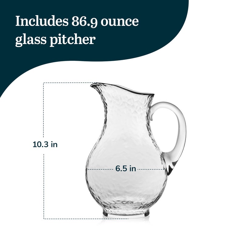Libbey Yucatan Glass Pitcher, 86.9-ounce - Image 3